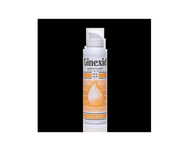 GINEXID SPUMA DE CURATARE igiena intima la MENOPAUZA - 150 ml,