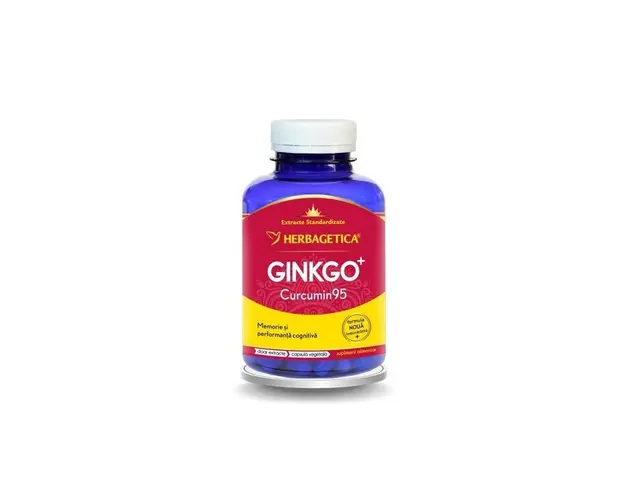GINKGO CURCUMIN95 120cps - Herbagetica