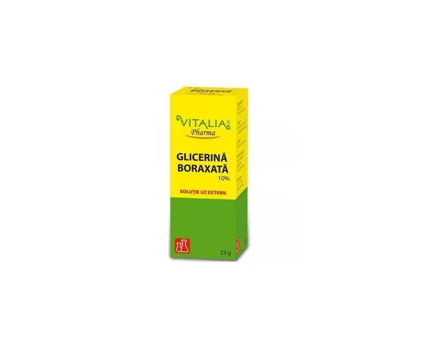 Glicerina Boraxata 10%, Antiseptic, 25g - Vitalia