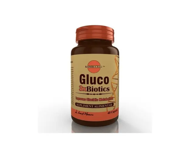 Gluco 3x Biotics, 40cps - Pro Natura