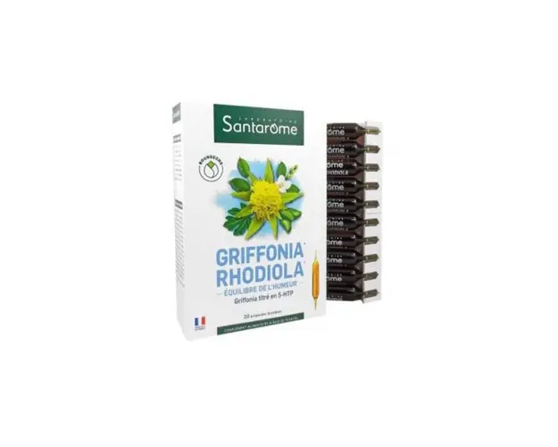 Griffonia Rhodiola 20fiole - Santarome