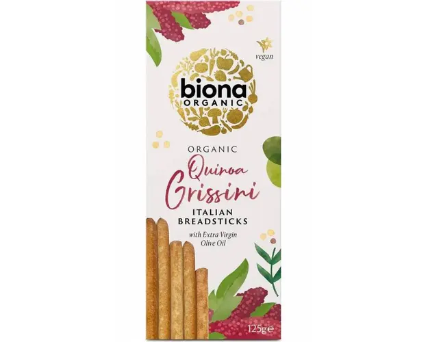 Grisine cu quinoa si ulei de masline, eco-bio, 125g Biona
