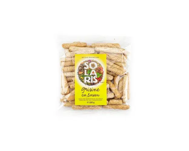 Grisine Integrale cu Susan, 100g - Solaris