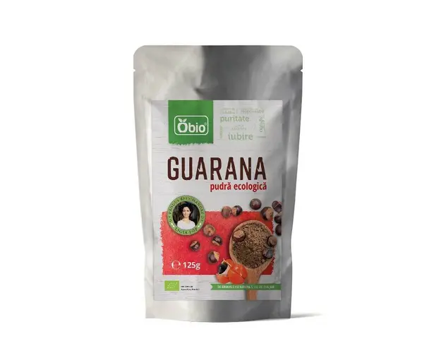 GUARANA pulbere raw bio 125g - OBio