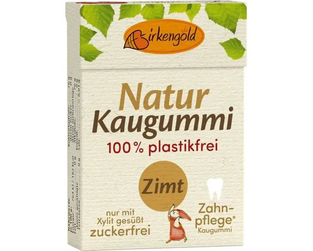 Guma de mestecat cu xylitol pentru ingrijirea dintilor, scortisoara,