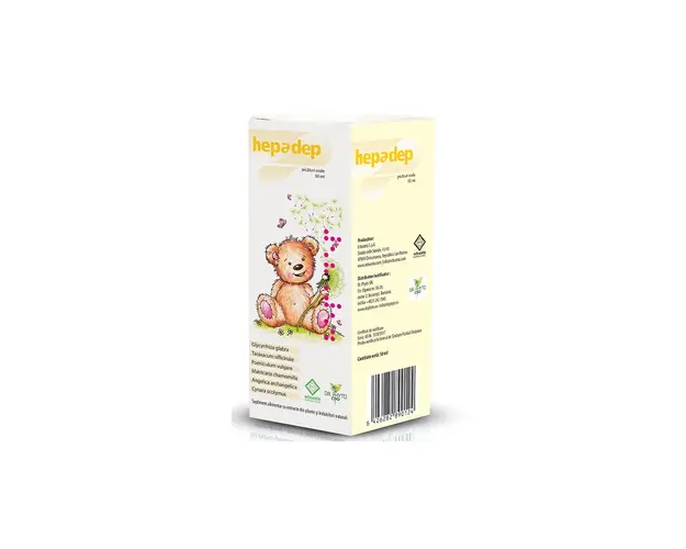 HEPADEP PICATURI ficat copii, + 6 luni, 50 ml, Dr. Phyto