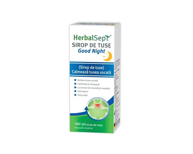 HERBALSEPT GOOD NIGHT SIROP DE TUSE ,100ML - ZDROVIT