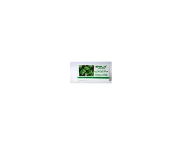 Iederazin supozitoare - iedera, galbenele si conifere 1.5g - 10buc -