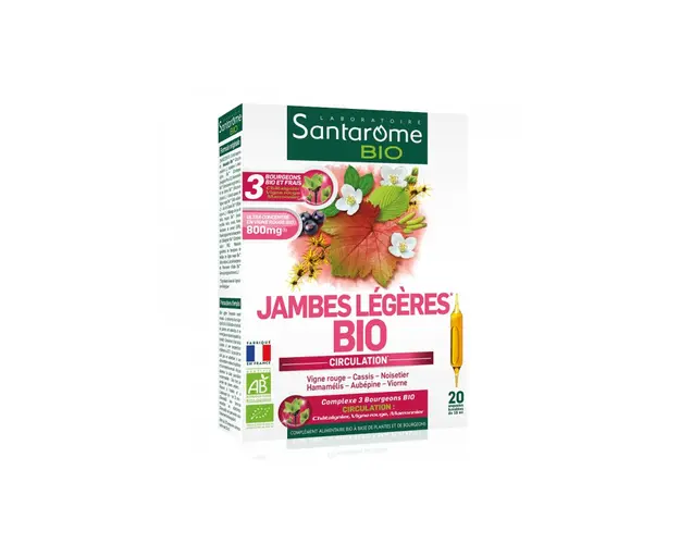Jambes Legeres, eco-bio, 20fiole - Santarome