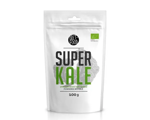 Kale pulbere, eco-bio, 100g - Diet Food