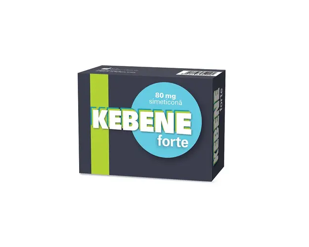 Kebene Forte cu Simeticona, 80 mg, 25 capsule, Terapia