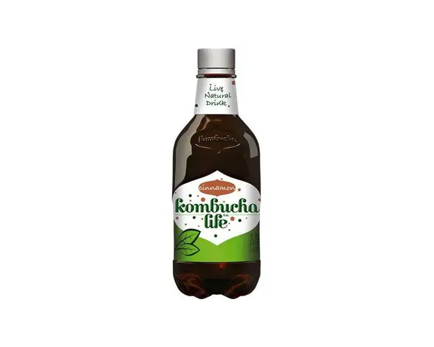 Kombucha Life cu scortisoara 500ml - Kombucha Life