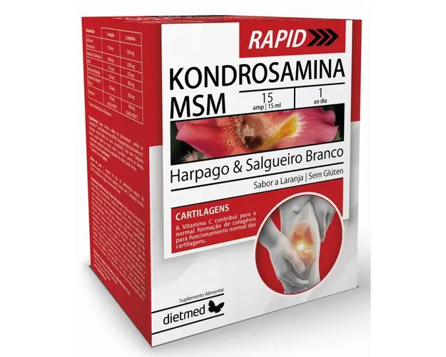 Kondrosamina Msm Rapid, 30 fiole x 15 ml, Dietmed - Naturmil
