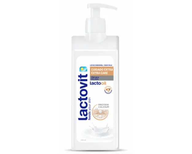 Lapte de corp extra ingrijire piele uscata Lactooil, 400ml - Lactovit