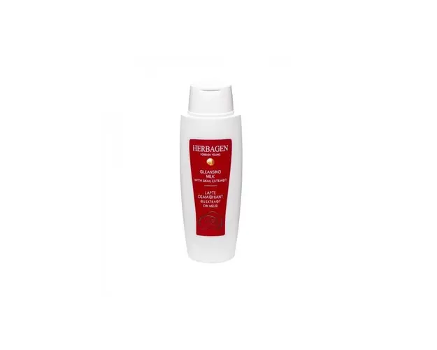 Lapte demachiant cu extract din melc, 200ml - Herbagen