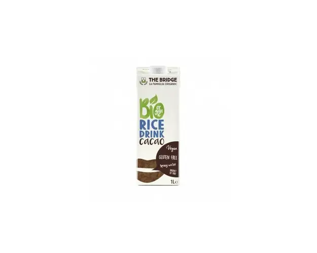 Lapte vegetal de orez cu ciocolata 1l ECO-BIO - The Bridge