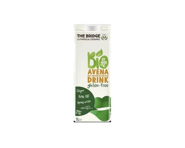 Lapte vegetal de ovaz fara gluten 1l ECO-BIO - The Bridge
