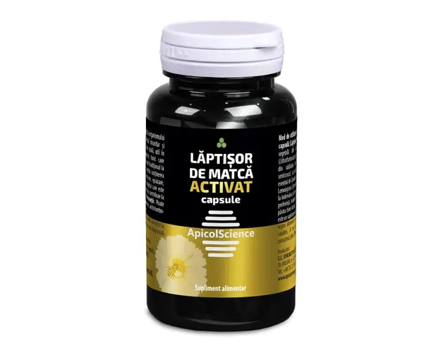 Laptisor de matca activat, 60 capsule, DVR Pharm