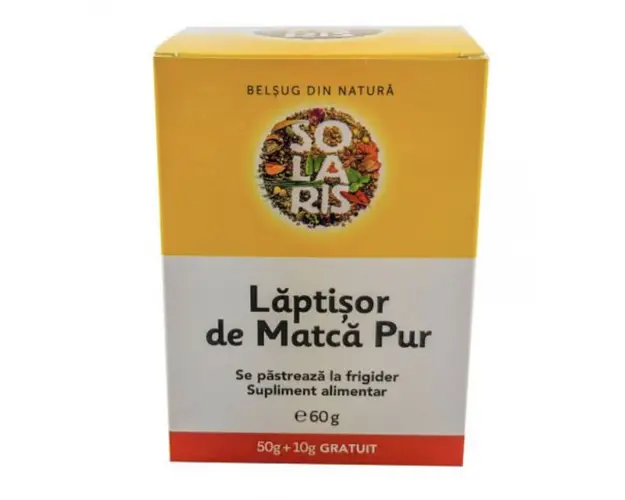 Laptisor de matca pur, 60g - Solaris