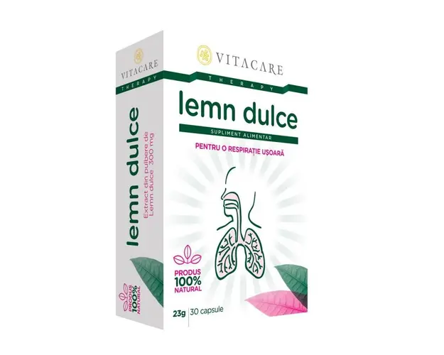 Lemn dulce, 30cps - VitaCare