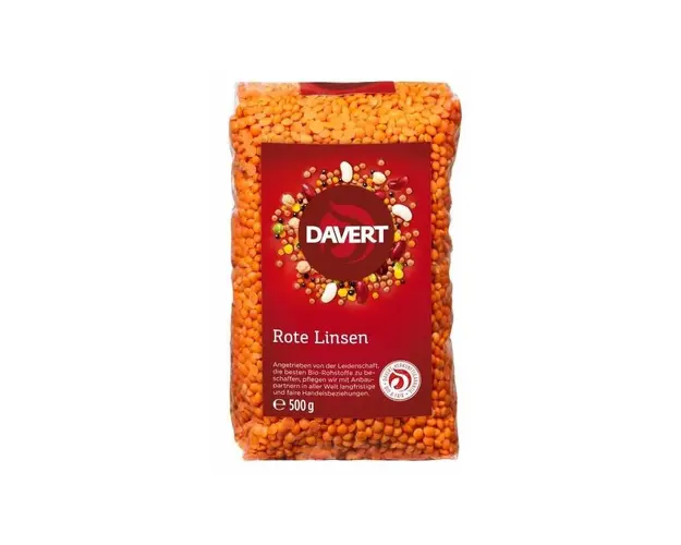 Linte rosie, eco-bio, 500g - DAVERT