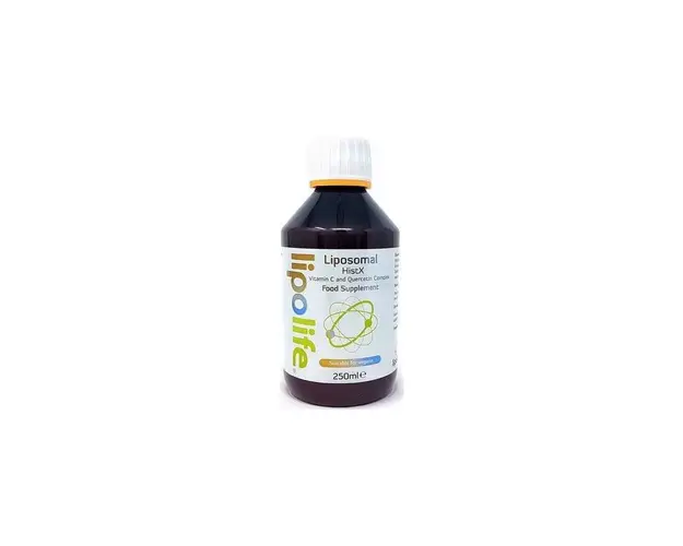 Lipolife HistX complex lipozomal de Vitamina C si Quercitin, 250ml -