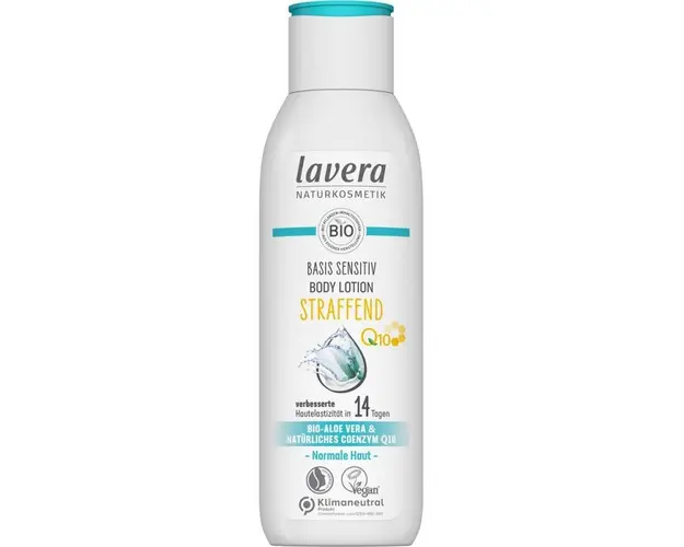 Lotiune de corp pentru fermitate cu aloe vera bio si coenzima Q10,