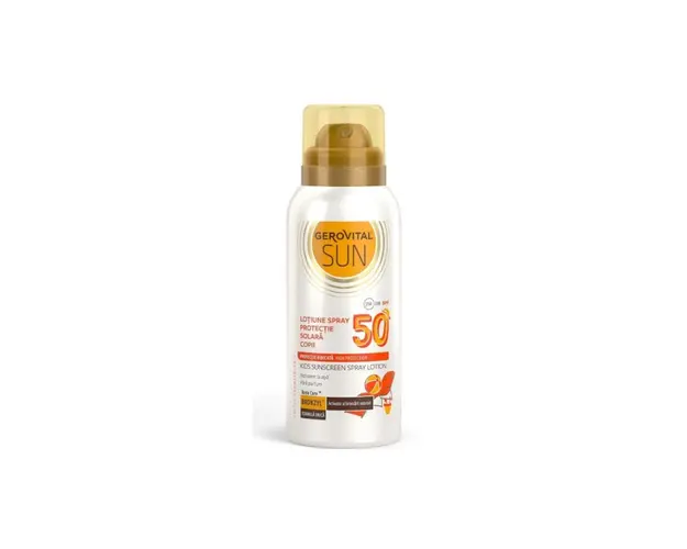 Lotiune spray protectie solara copii SPF50, 100ml - Gerovital
