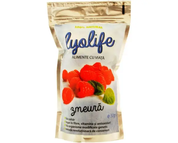 Lyolife - Zmeura liofilizata 30g