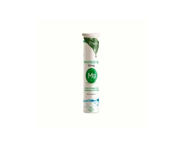 MAGNESIUM 300mg cu indulcitor Stevia 20 tablete efervescente - Power