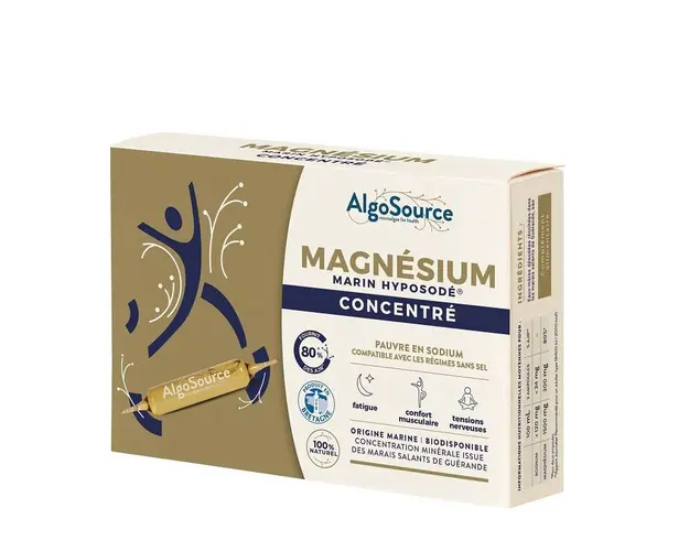 Magnezium Marin Hyposodic Concentrat 20 fiole - ALGO SOURCE