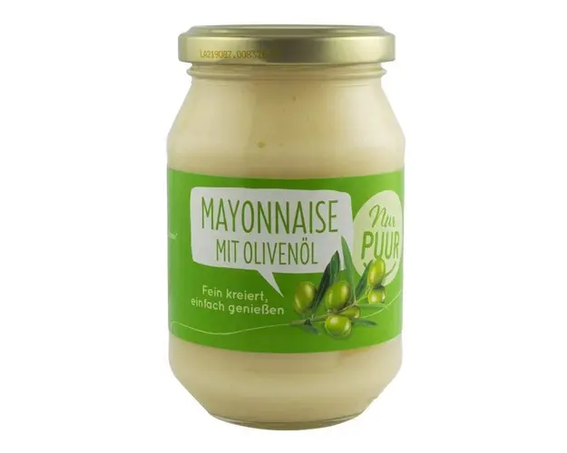 Maioneza eco-bio cu ulei de masline, 250 ml Nur PUUR
