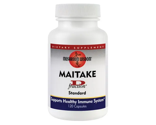 Maitake D-fraction 120 caps - Mushroom Wisdom Inc - Secom