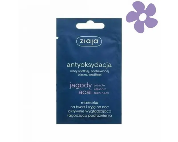Masca regeneranta pentru ten, Acai berry, 7ml, - Ziaja