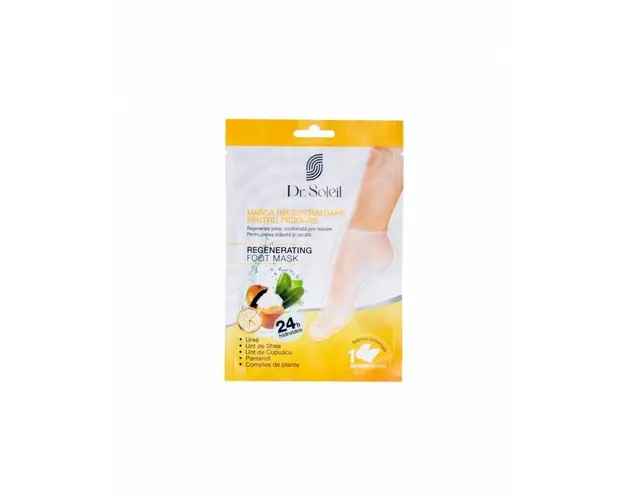 Masca regeneratoare pentru picioare, tip sosete, 1 pereche, Dr. Soleil