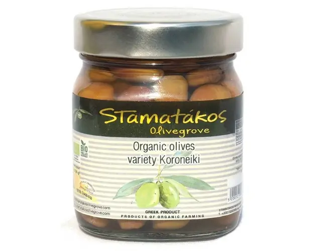 Masline verzi, eco-bio, 290g - Stamatakos