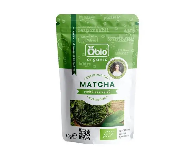 MATCHA (CEAI VERDE) PULBERE ECO-BIO 60g - OBIO