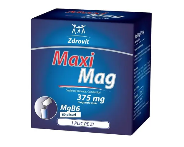 MaxiMag 375 mg, 60plicuri - ZDROVIT