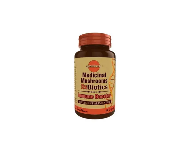Medicinal Mushrooms 3xBiotics, 40cps - MEDICA