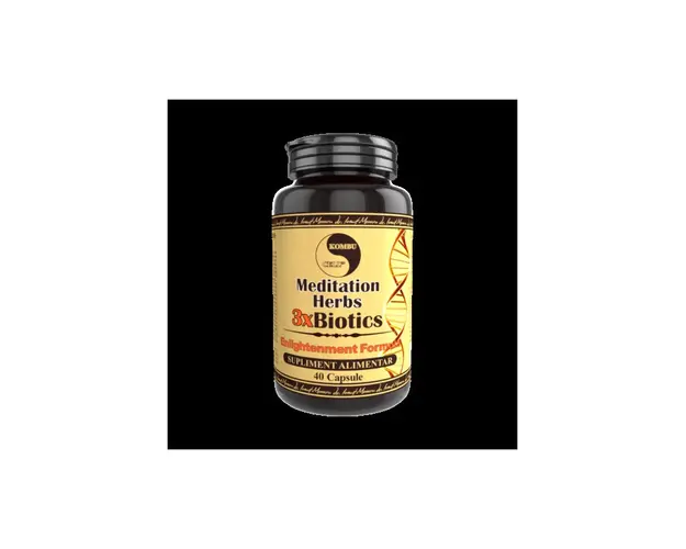 Meditation Herbs 3XBiotics, sustine rezistenta la stres, 40 capsule,