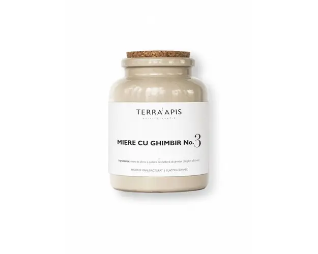 Miere cu ghimbir, no3, 400g - Apiarium
