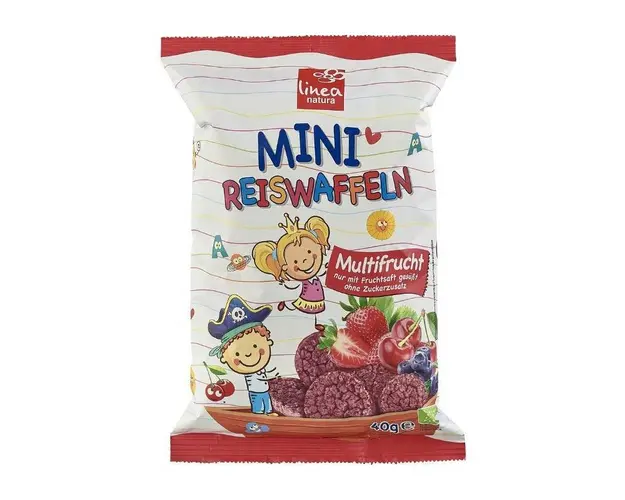 Mini rondele de orez multifruct Eco-Bio 40g - Linea natura