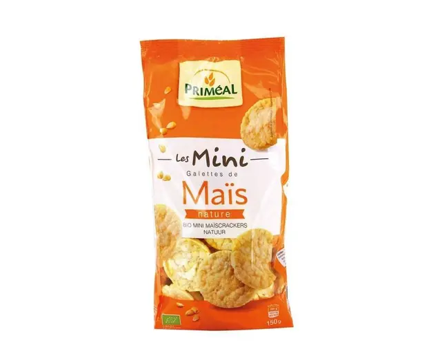Mini turtite din porumb fara gluten, 150g, eco-bio - Primeal