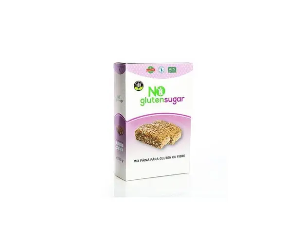 Mix faina fara gluten cu fibre 1000g, NO GLUTEN SUGAR