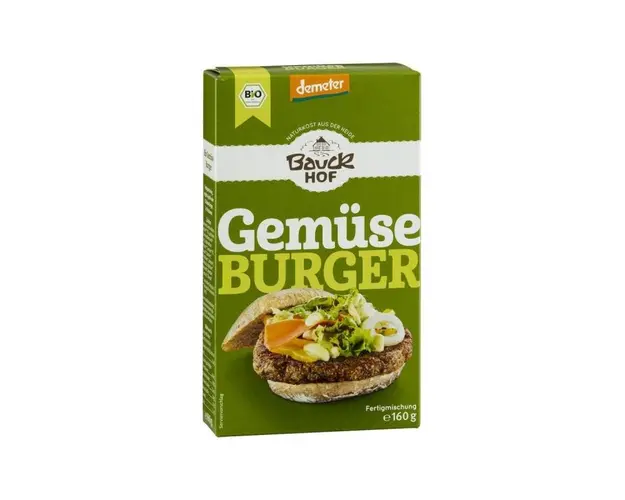 Mix pentru burger vegetal, eco-bio, 160g - Bauck Hof