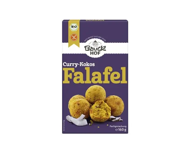 Mix pentru falafel curry si cocos, fara gluten, eco-bio, 160g -
