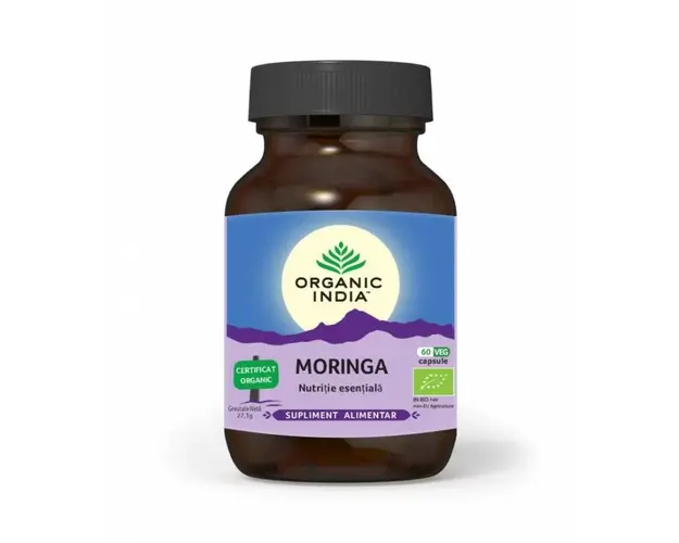 Moringa, nutrienti esentiali, 60 capsule, Organic India