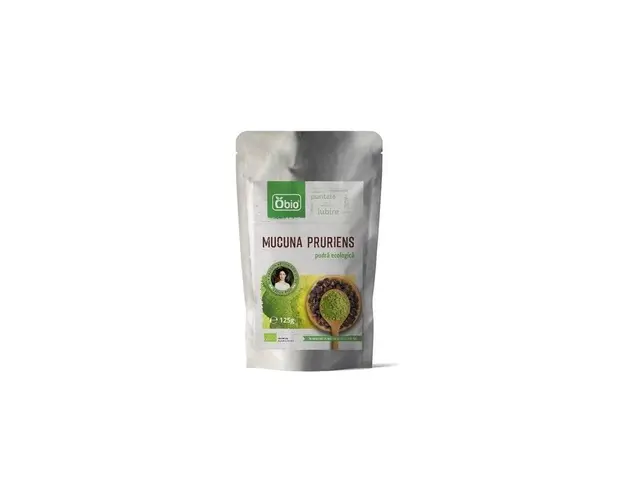 Mucuna pruriens pulbere eco-bio 125g - Obio