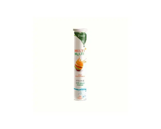 MULTI + MULTI vitamine si minerale cu indulcitor Stevia 24 tablete