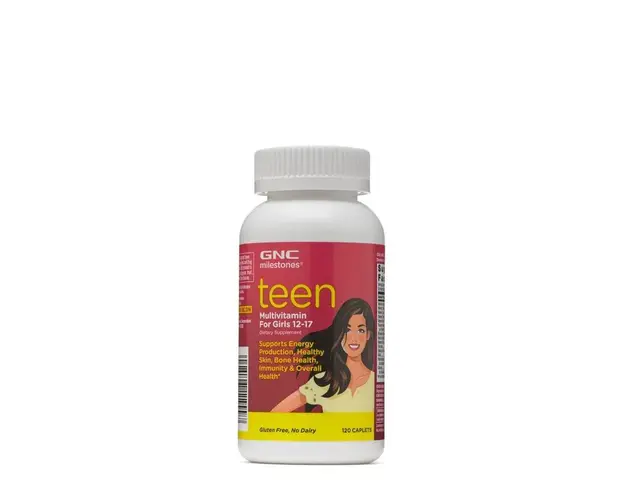 Multivitamine Pentru Fete 12-17 Ani, 120tb - GNC